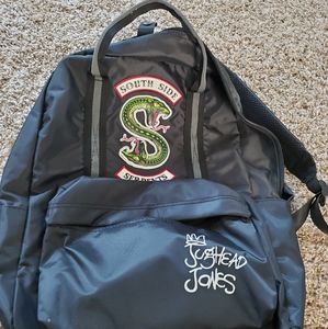 Riverdale South Side Serpents Backpack Jughead Jones Hot Topic Exclusive 12"x18"